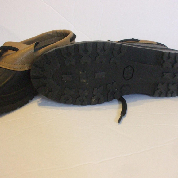 Weather Guard Duck Shoes Brown Black Size 6 Kids - Picture 3 of 3